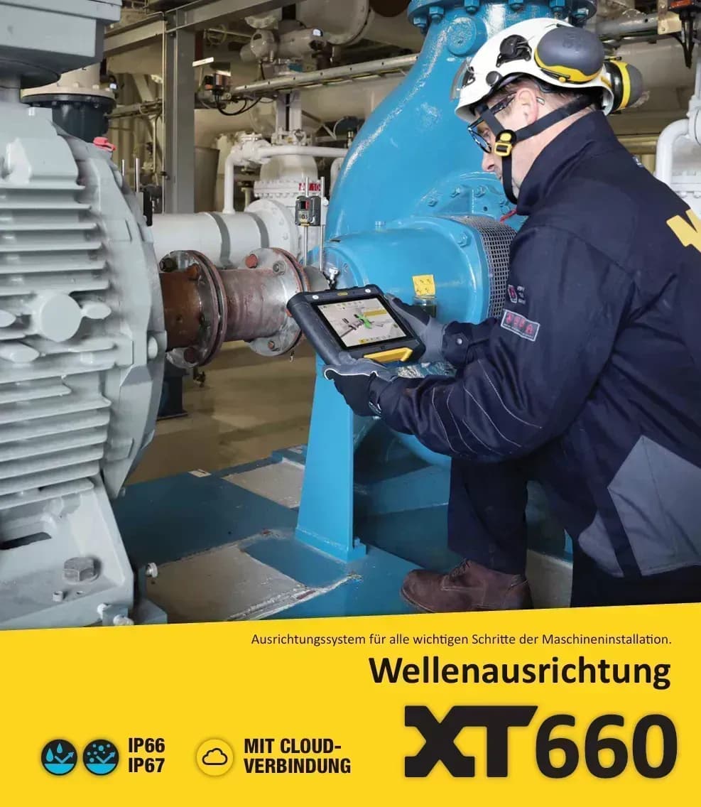 Easy-Laser XT660 – Höchste Präzision für die Wellenausrichtung großer Maschinen